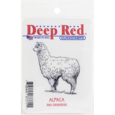 Deep Red Cling Stamp - Alpaca